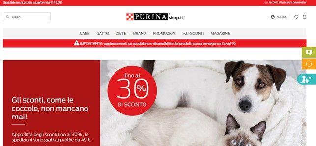 Cover Image for Purina Shop: alimenti di qualità per i nostri cuccioli